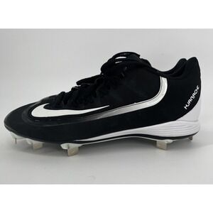Nike Huarache 2K Filth Pro Low Baseball Cleats Men's 10 Black White 807126 010